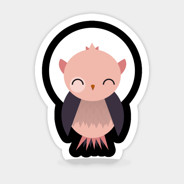 Cute Owl Sticker by volkandalyan